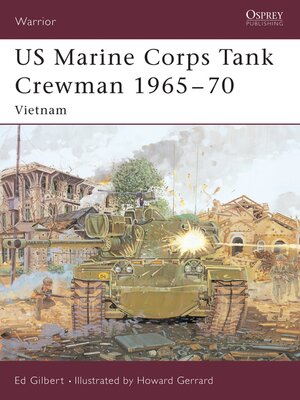 cover image of US Marine Corps Tank Crewman 1965&#8211;70